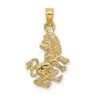 Load image into Gallery viewer, 14k 3-D Leo Zodiac Charm
