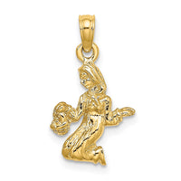 Load image into Gallery viewer, 14k 3-D Virgo Zodiac Charm

