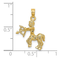 Load image into Gallery viewer, 14k 3-D Sagittarius Zodiac Charm
