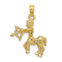 Load image into Gallery viewer, 14k 3-D Sagittarius Zodiac Charm
