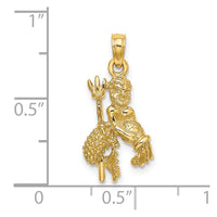 Load image into Gallery viewer, 14k 3-D Aquarius Zodiac Charm
