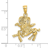 Load image into Gallery viewer, 14k Large Aries Zodiac Charm

