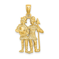 Load image into Gallery viewer, 14k Large Gemini Zodiac Charm
