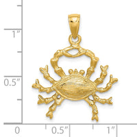 Load image into Gallery viewer, 14k Large Cancer Zodiac Charm

