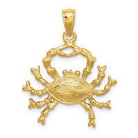 Load image into Gallery viewer, 14k Large Cancer Zodiac Charm
