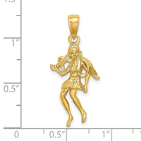 Load image into Gallery viewer, 14k Large Virgo Zodiac Charm

