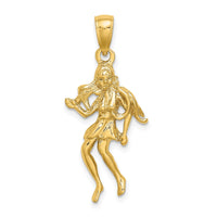 Load image into Gallery viewer, 14k Large Virgo Zodiac Charm
