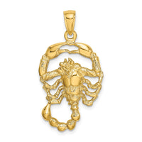 Load image into Gallery viewer, 14k Large Scorpio Zodiac Charm
