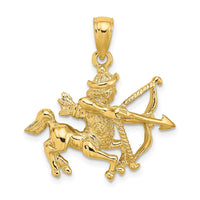 Load image into Gallery viewer, 14k Large Sagittarius Zodiac Charm
