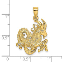 Load image into Gallery viewer, 14k Large Capricorn Zodiac Charm

