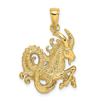Load image into Gallery viewer, 14k Large Capricorn Zodiac Charm
