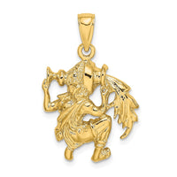 Load image into Gallery viewer, 14k Large Aquarius Zodiac Charm
