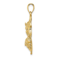 Load image into Gallery viewer, 14k Large Pisces Zodiac Charm
