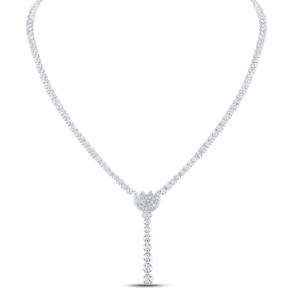 3 5/8CTW-DIA NKE FASHION NECKLACE (16 INCH)