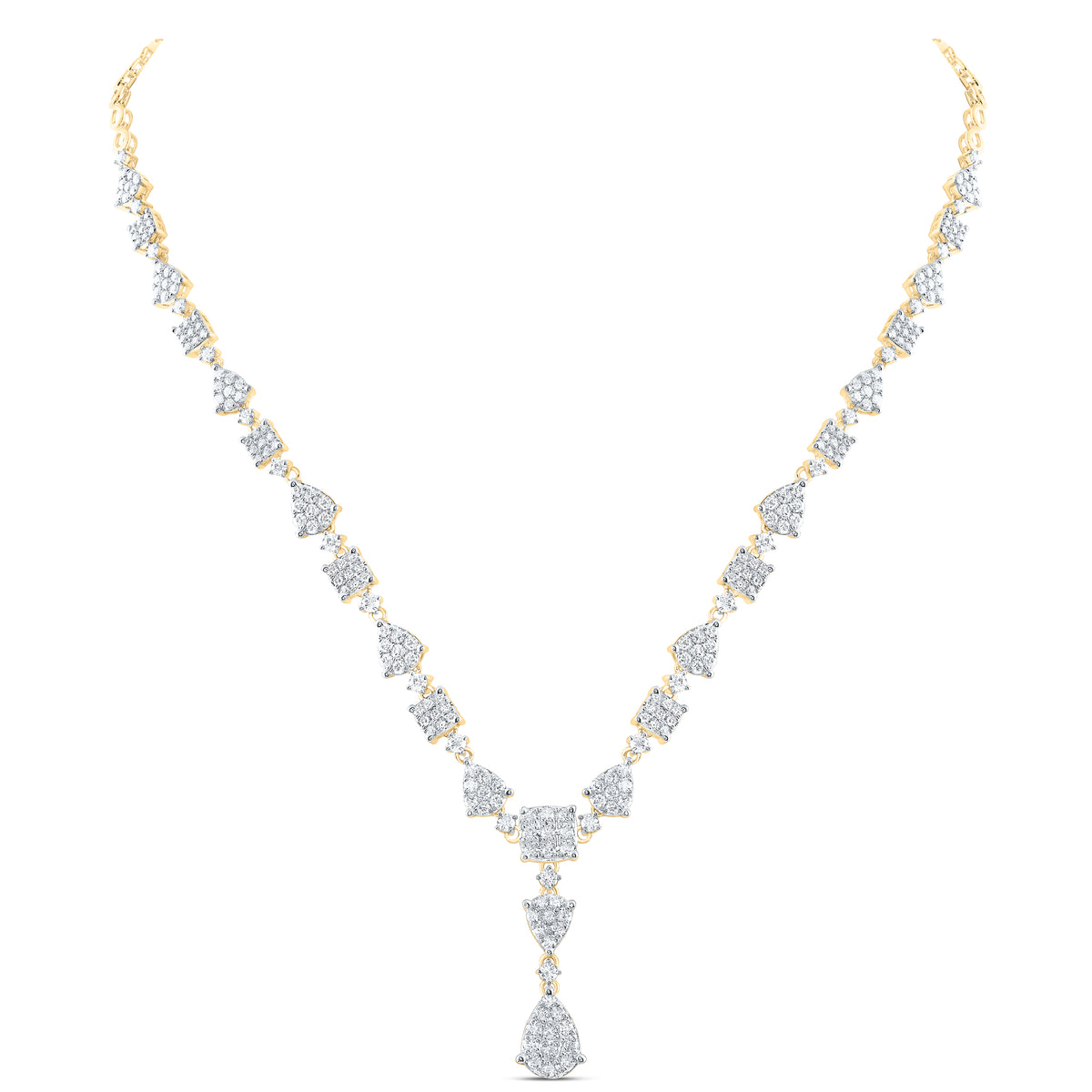 3 3/4CTW-DIA ANA M FASHION NECKLACE (17 INCH)