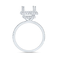 Load image into Gallery viewer, 7/8CTW-DIA ANA M 2CT-CPR SEMI-MOUNT SINGLE HALO ENG RING

