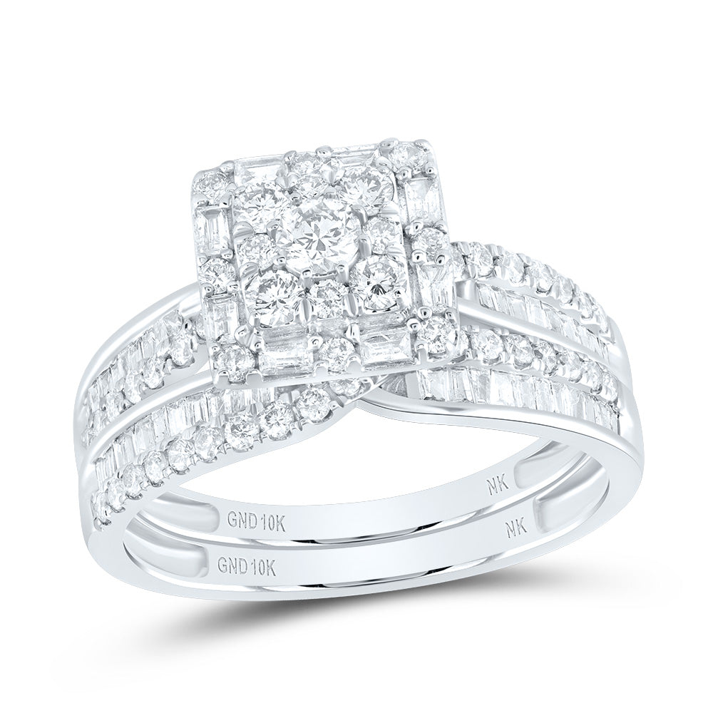 1CTW-DIA NK FASHION BRIDAL SET