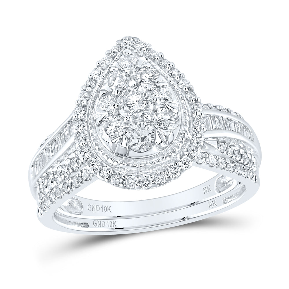 1CTW-DIA NK FASHION BRIDAL SET