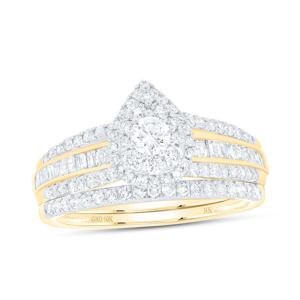 1CTW-DIA NK FASHION BRIDAL SET