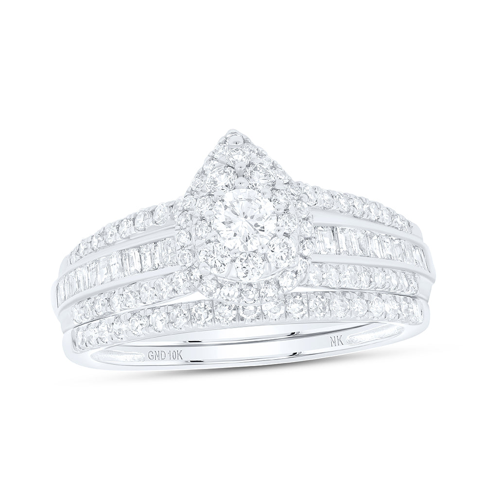 1CTW-DIA NK FASHION BRIDAL SET