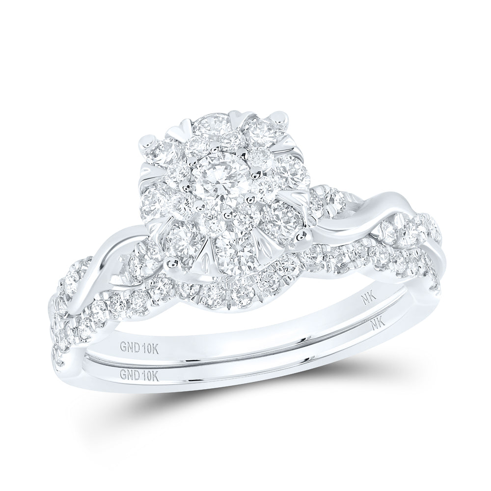 1CTW-DIA NK FASHION BRIDAL SET