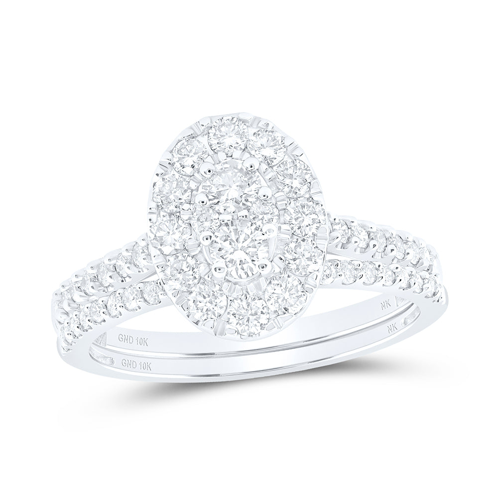 1CTW-DIA NK FASHION BRIDAL SET