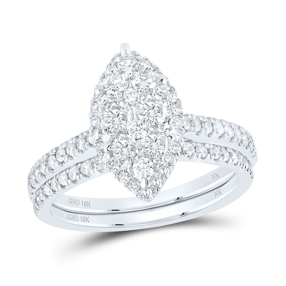 1CTW-DIA NK FASHION BRIDAL SET