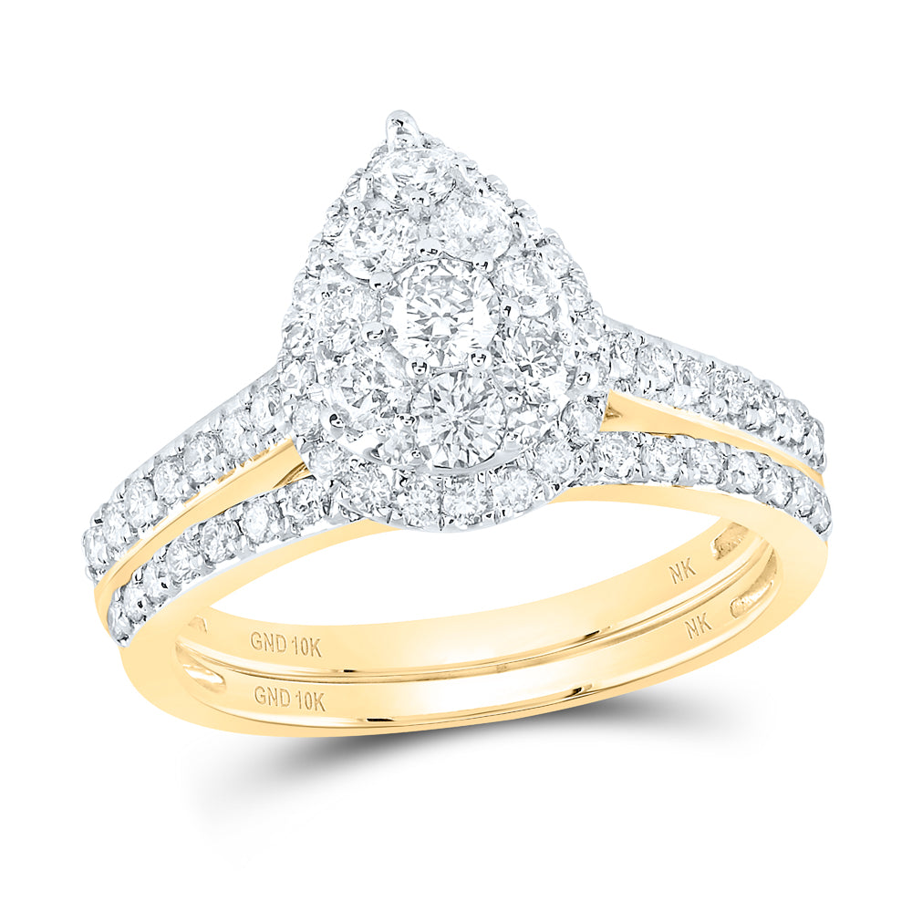 1CTW-DIA NK FASHION BRIDAL SET