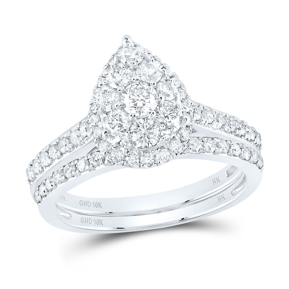 1CTW-DIA NK FASHION BRIDAL SET