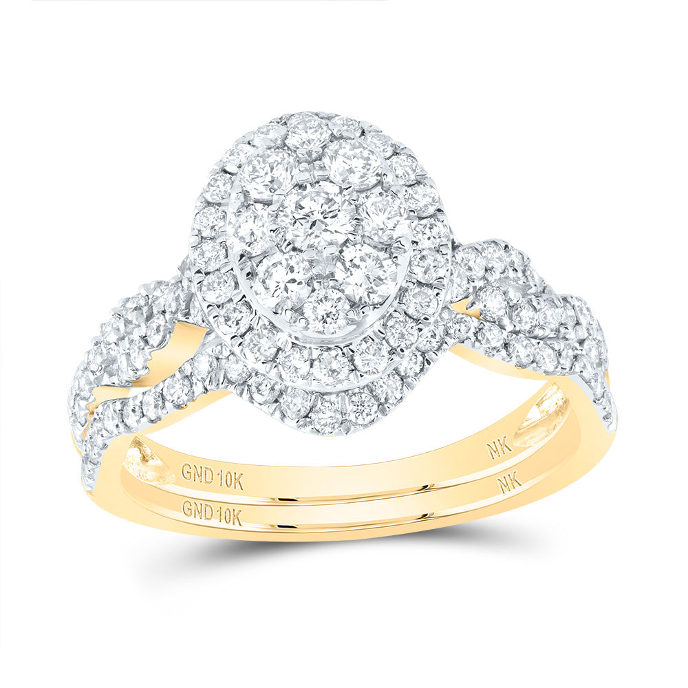 1CTW-DIA NK FASHION  BRIDAL SET