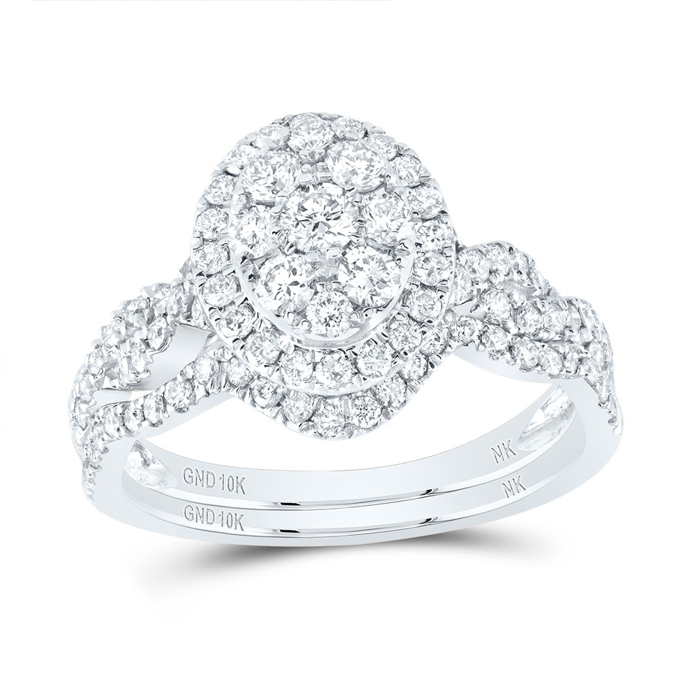 1CTW-DIA NK FASHION BRIDAL SET