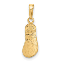Load image into Gallery viewer, 14k 3D Single Flip-Flop Pendant

