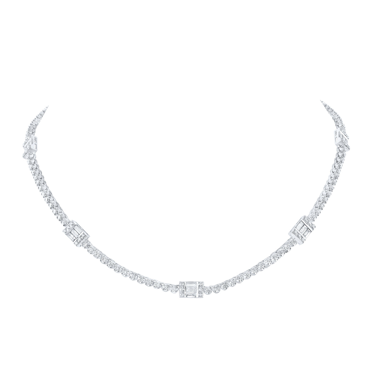 5 3/4CTW-DIA NKE  FASHION NECKLACE (16-INCH)