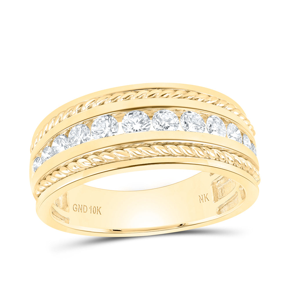 3/4CTW-DIA NK MENS BAND