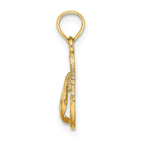 Load image into Gallery viewer, 14k 3D CAPTIVA Flip-Flop Charm
