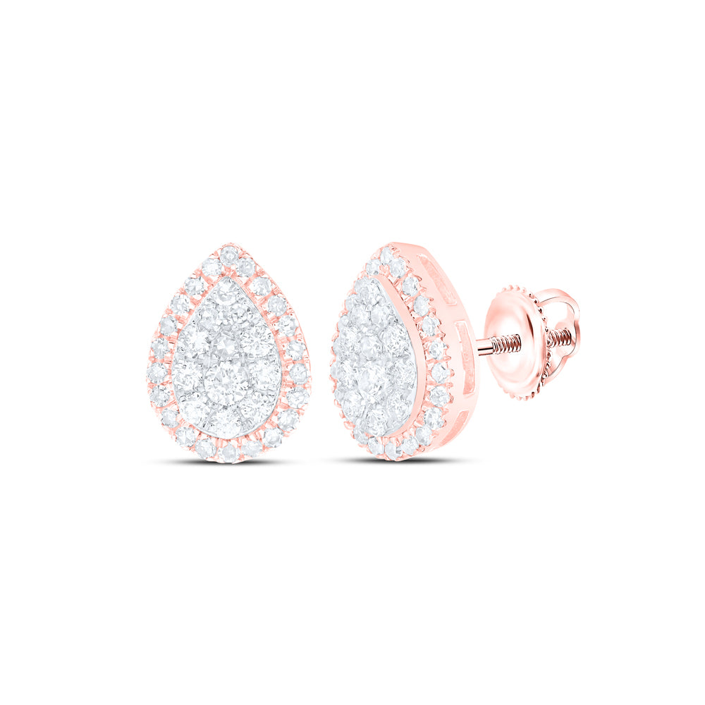 1/2CTW-DIA NK PEAR LADIES EARRING