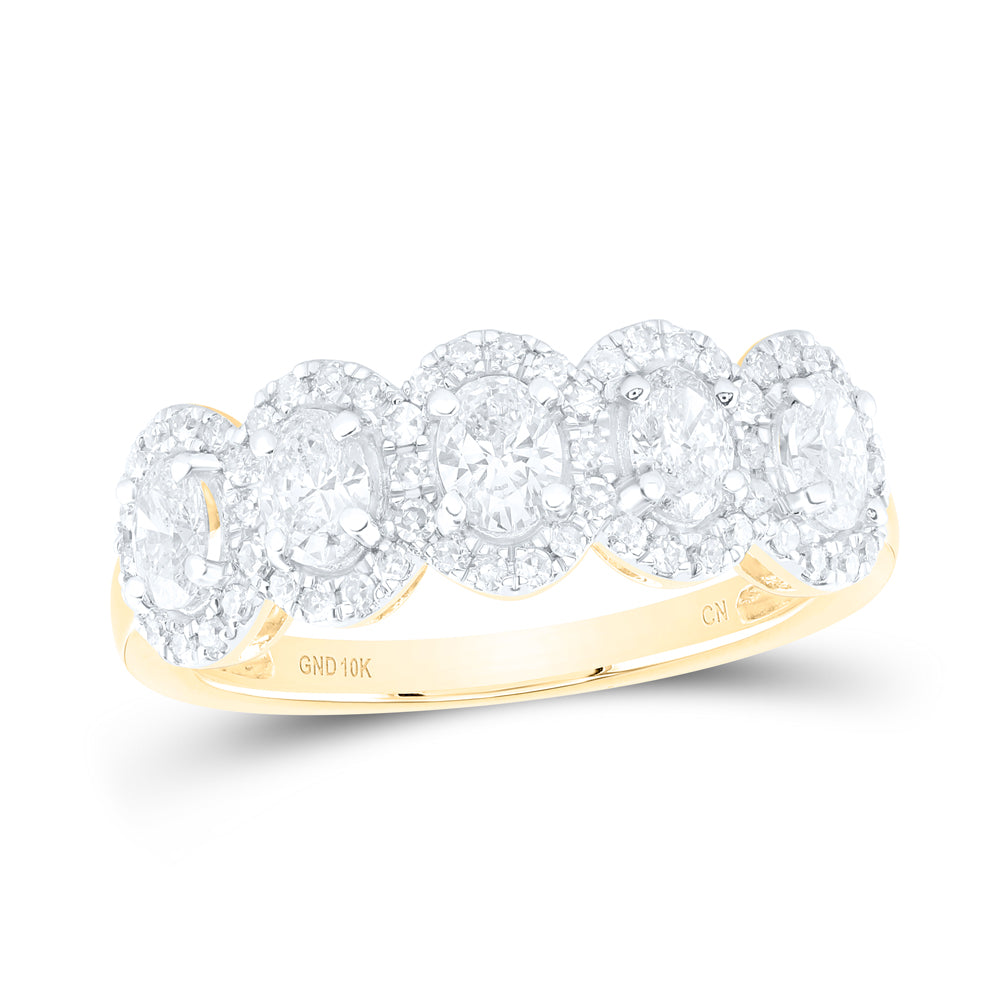 1CTW-DIA CN OVAL ANNIVERSARY FASHION BAND