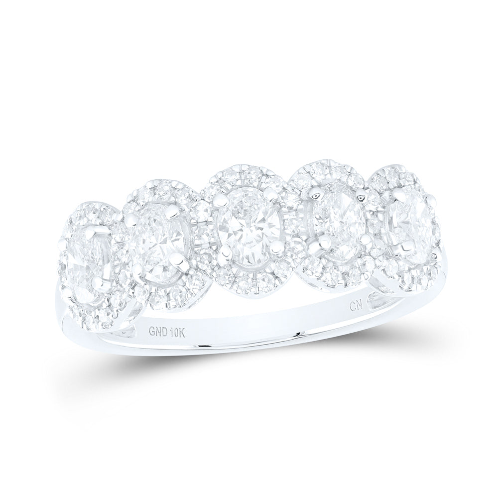 1CTW-DIA CN OVAL ANNIVERSARY FASHION BAND