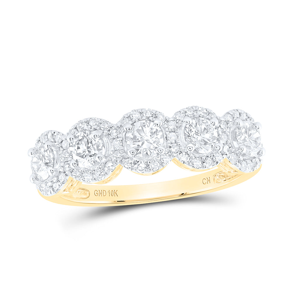 1CTW-DIA NK ROUND DIA ANNIVERSARY FASHION BAND