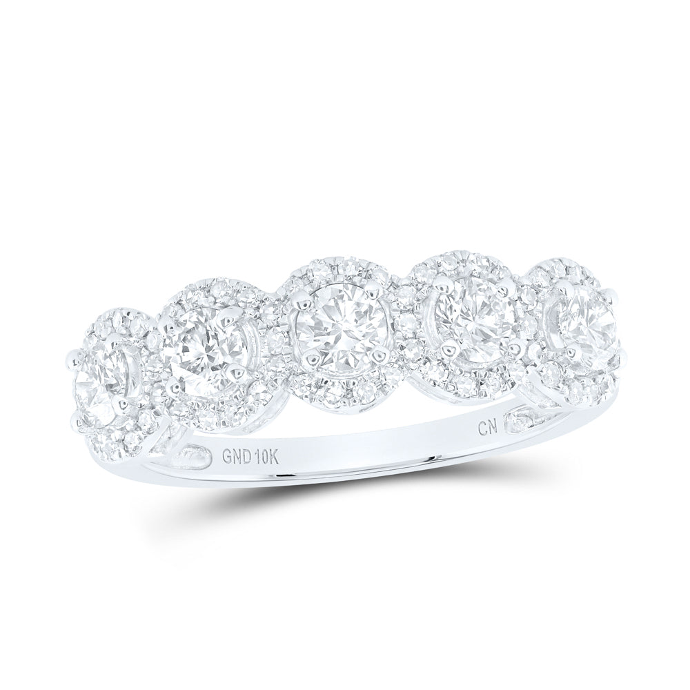 1CTW-DIA NK ROUND DIA ANNIVERSARY FASHION BAND