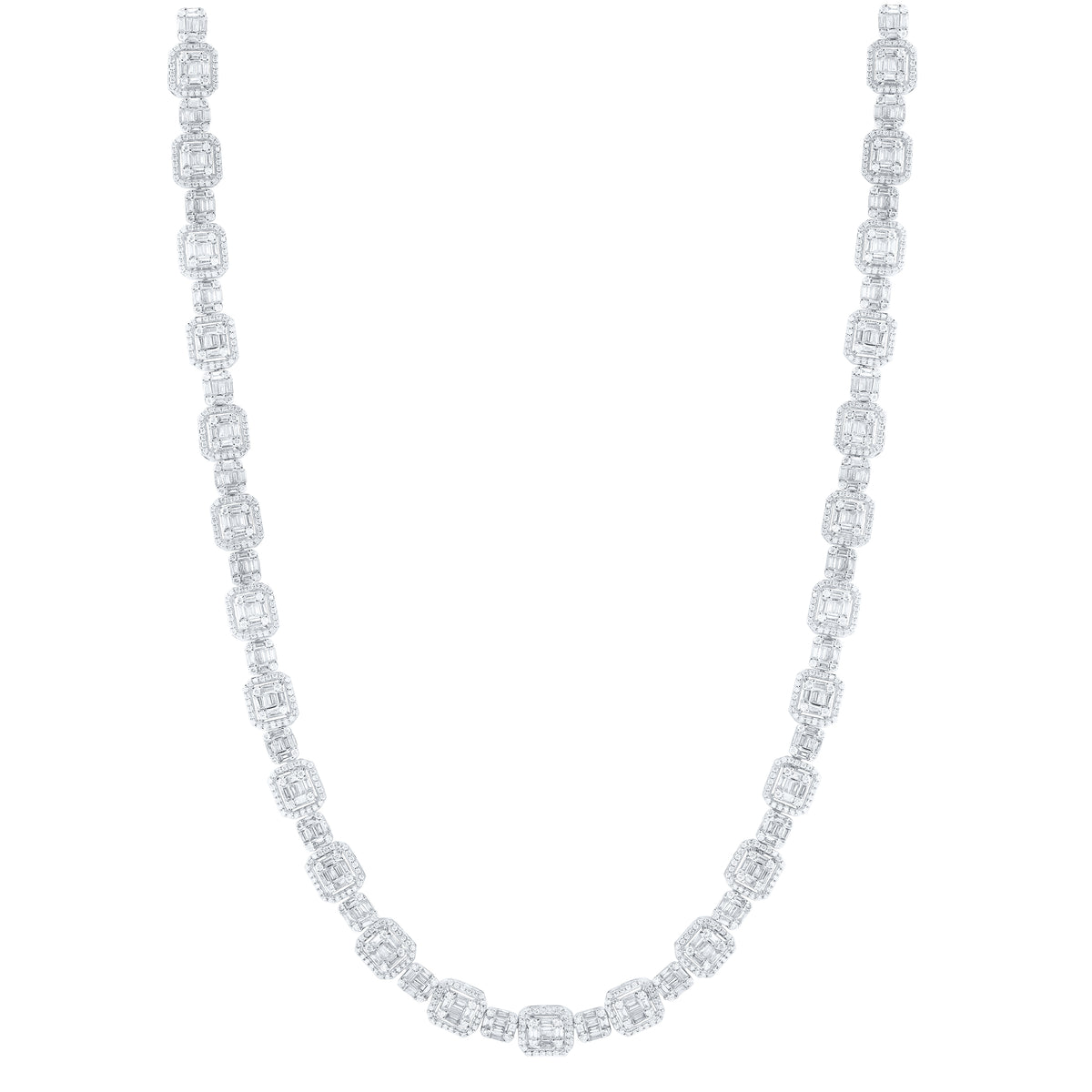 9 3/4CTW-DIA ANA M FASHION NECKLACE (18 INCH)