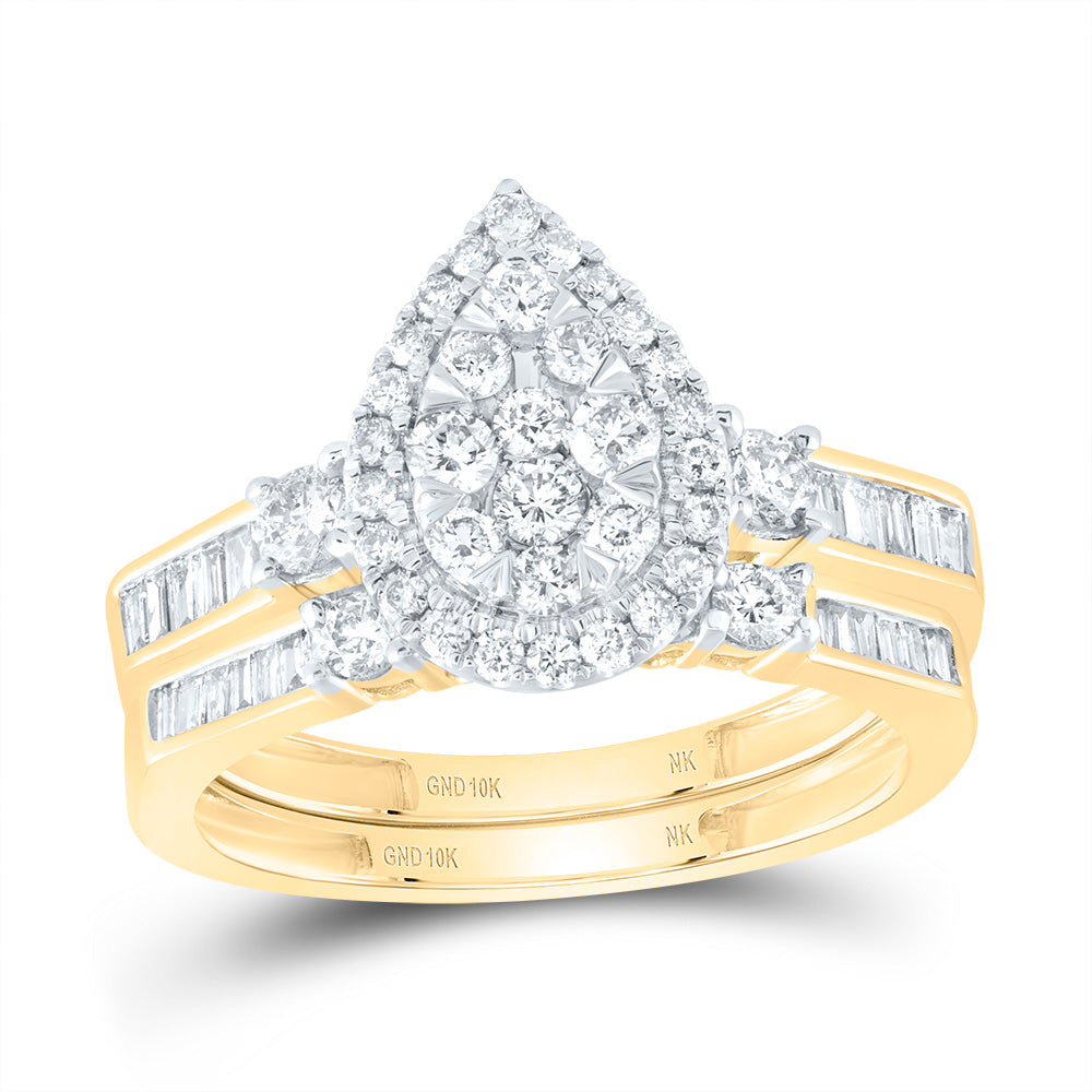 1 CTW-DIA NK FASHION BRIDAL SET