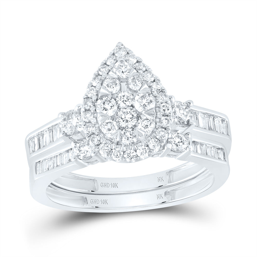 1 CTW-DIA NK FASHION BRIDAL SET