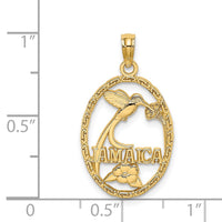 Load image into Gallery viewer, 14k JAMAICA w/Bird and Flowers Charm

