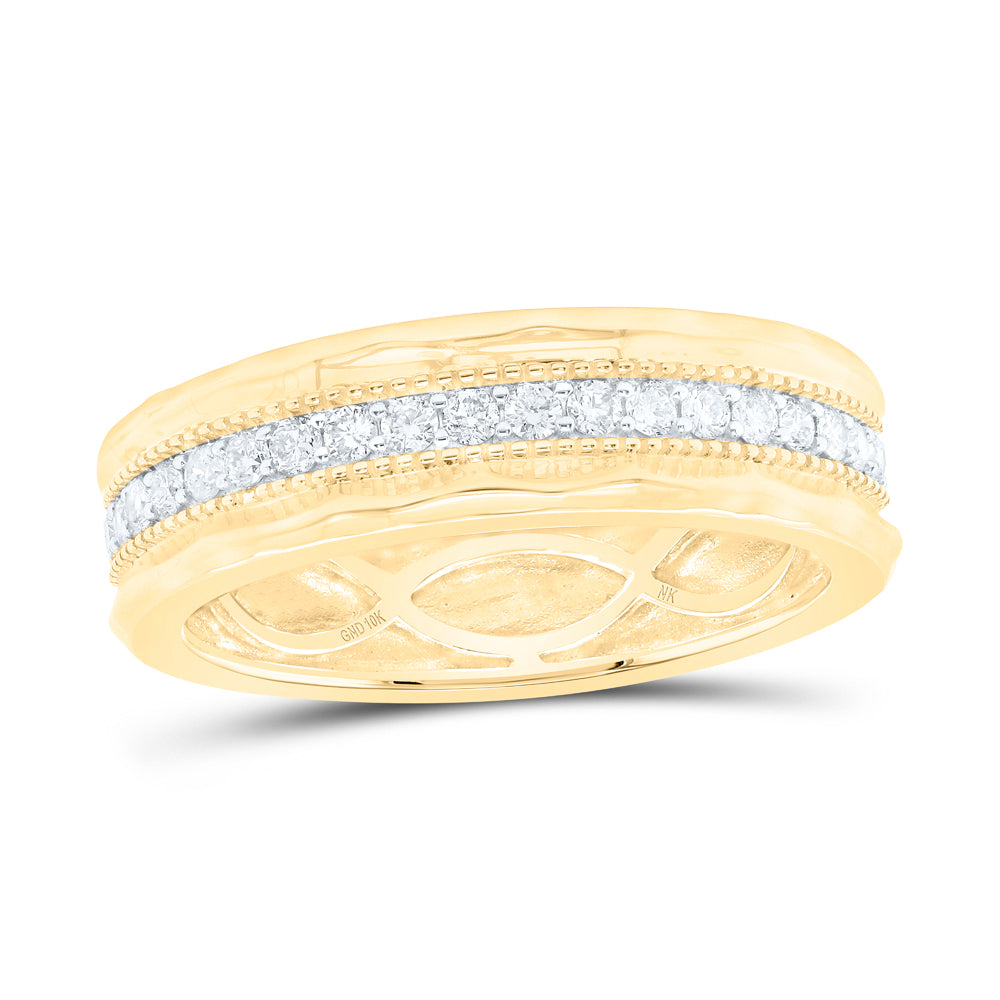 3/8CTW-DIA NK MENS BAND