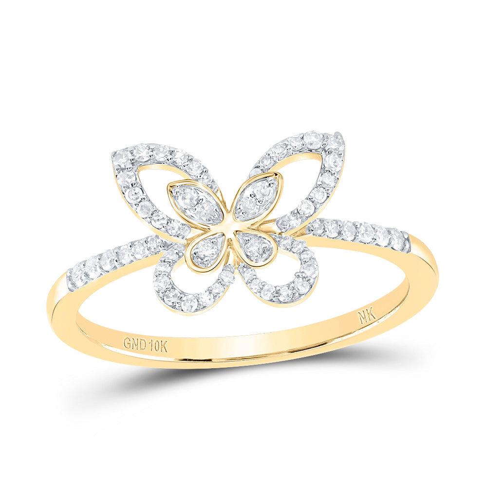 1/5 CTW DIA NK BUTTERFLY FASHION RING