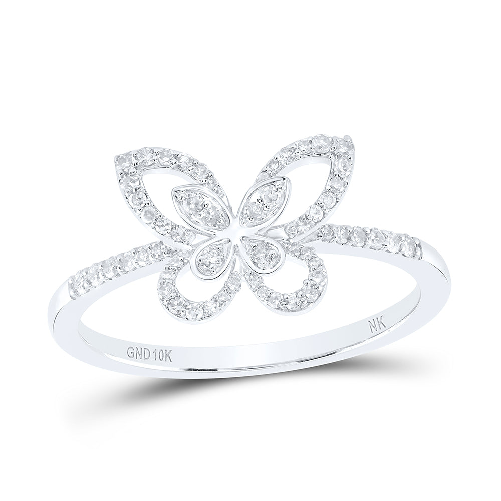 1/5 CTW DIA NK BUTTERFLY FASHION RING