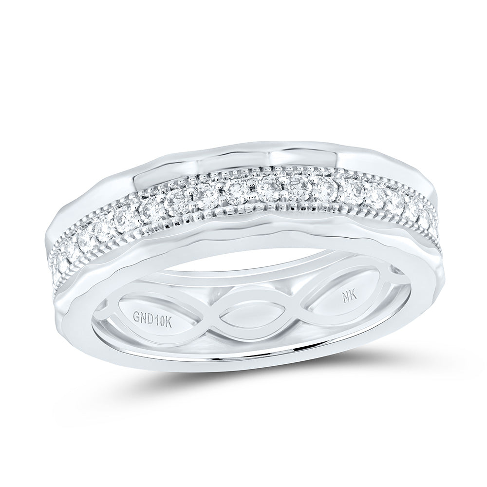 3/8CTW-DIA NK MENS BAND