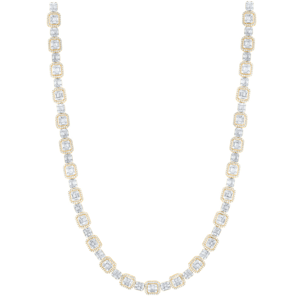 9 3/4CTW-DIA ANA M FASHION NECKLACE (18 INCH)