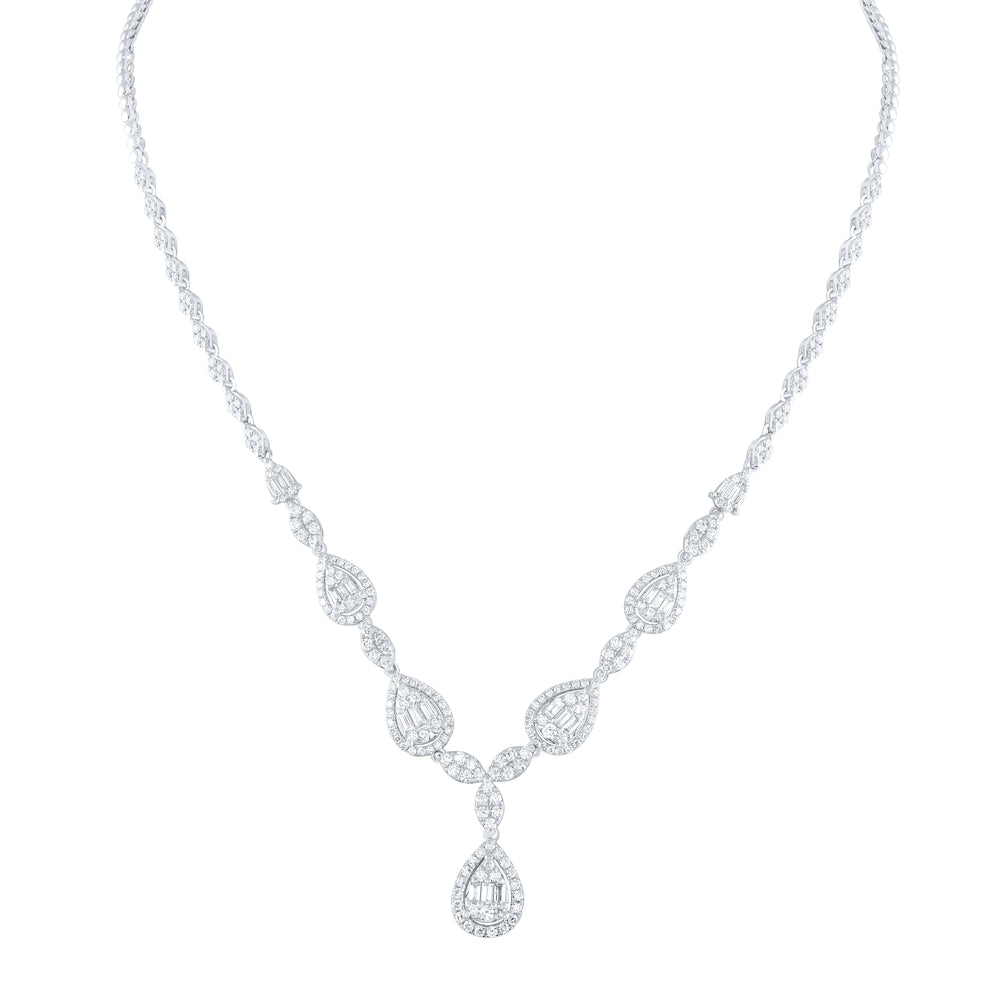 4 CTW-DIA ANA M  FASHION NECKLACE (17 INCH)